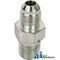 A & I Products Straight Connector JIC Male-NPTF Male, 2 pk 1.75" x4" x1.75" A-2404-05-04 - alternate 3